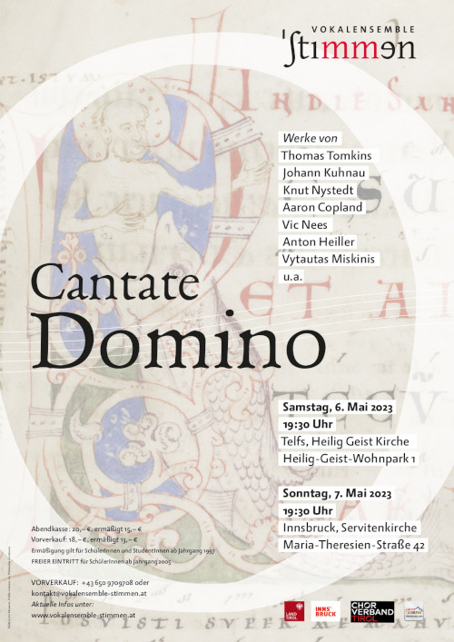 Plakat Cantate Domino