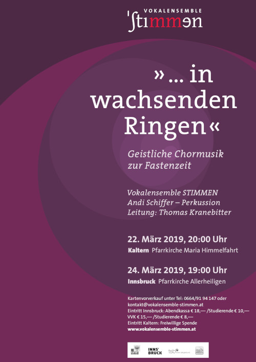 Plakat ...in wachsenden Ringen