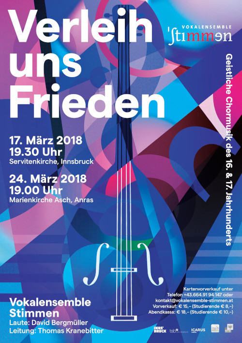 Plakat Verleih uns Frieden